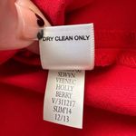 Banana Republic Red Stretch Denim Like Sloan Piped Bodycon Sheath Mini Dress 2 Photo 5