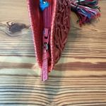 Vtg Carlo Fiori Purse Brightly Colored Snake Leather Crossbody Zip Tassles Italy Pink Photo 10