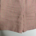 Alexa Chung High Waisted Plaid Womens Long Shorts US 6 Pink Photo 6