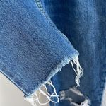 Levi's 80's Mom Jeans Denim Distressed Fray Hem Knee Blowout 25 Photo 5