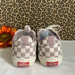 Vans Grey/White Checkered Low Top Sneakers | 7 | Photo 2