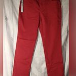 Bandolino  Mandie Red Jeans Size 10 NWT Photo 0