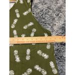 Coral Bay Size 2XL Summer Tropical Print Tank Top Women's Green Pineapples Photo 4