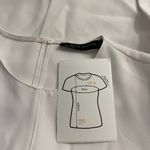 ZARA Woman White Tie Waist Asymmetrical Lagenlook Blouse Women's Size XS Photo 1