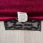 Sexy Velvet Burgundy V Neck Cropped Bra Top Size Large Red Photo 4