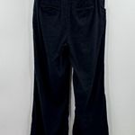 Anthropologie Dark Grey Linen Blend Wide Leg Baggy Pant Size 6 Photo 6