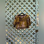 Free People COPY - ❤️ sweater cropped printed top Photo 1