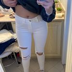 American Eagle  White Ripped Jeans Photo 0