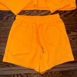 Waffle knit orange set Photo 1