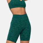 Outdoor Voices  Freeform Shorts Blue Green- Size Medium Photo 0