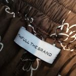 Faithfull the Brand Faithful the brand Anthropologie Eva brown floral shorts paper bag style size 2 Photo 2