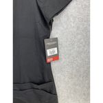 Dickies  Women's Scrub Top Shirt Short Sleeve V Neck Size Large Solid Black Photo 8