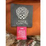 Vince Camuto Plus Size Printed Jacquard Pleated Dress Size 20W Party Photo 8