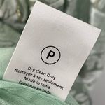 Anthropologie Hemant & Nandita Mint Green Velvet Dress Size SMALL Photo 12