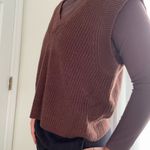 H&M Brown sweater vest Photo 2