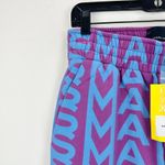 Marc Jacobs Monogram Oversized Track Pants Sweatpants Purple Logo Wide XS NWT Photo 6