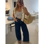 SKIMS Cotton Rib Tank in Light Heather Grey Size Large Photo 3