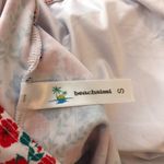 Beachsissi Tankini Top Removable Cups Halter Ruffle Floral Red Blue S Photo 3