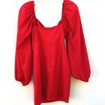 Princess Polly Womens Size 2 Lillie long puff sleeve red mini dress Photo 3