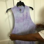 Gildan Purple tie dye Sleeveless Women's Top unisex size small Photo 2