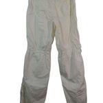 Urban Outfitters  Cream Pull On Cargo Jogger Roll Tab Leg Size XS Photo 1