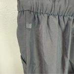 Lululemon  Pants Size 6 Black Noir Crop Wide Leg High Tie Waist Travel‎ Casual Photo 3