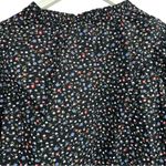 Levi's Lena Ruffled Cotton Crewneck Floral Blouse Size XL NWT Photo 3