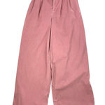 Halara  Wide Leg Pants Womens XS Plum Pink Denim Elastic Waist Pleated Photo 0