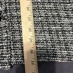 ZARA Tweed Boucle Mini Shift Dress Plaid Black Grey size medium Photo 5