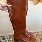 Steven By Steve Madden  Brown Leather Heeled Tall Boots Size 7.5M Photo 2