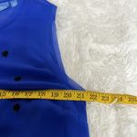 Vera Wang Simply Vera  Semi Sheer High-Low Blouse Photo 8