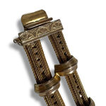 Vintage Hobe Victorian Style Bracelet Gold Mesh Rhinestone Statement Jewelry Photo 10