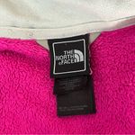 The North Face WOMENS FULL ZIP SMALL FLEECE BRIGHT PINK JACKET WITH POCKETS Photo 10