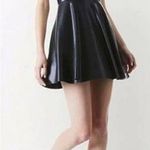 Alice + Olivia  Rome Faux Leather Skater Mini Dress Sz 8 Photo 0