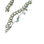 Gold Tone Layered Hat Chain Star Crystal Charms Dainty Sparkle New Photo 6