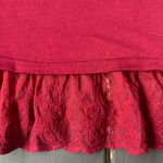 Lace Peplum Open Back Top Size XS Photo 4