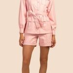 Trina Turk ππ Baristo Short ~ Leatherette Desert Rose Pink 10 NWT Photo 7