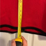 Bechamel Red Vintage Christmas Snowman Vest Size L Photo 5