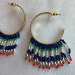 Rebecca Minkoff NEW!  Boho Beaded Hoop Earrings Photo 8