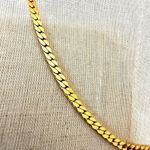 Napier vintage gold tone flat chain necklace Photo 1