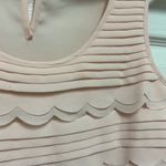 Cynthia Rowley Blush Scallop Hem Tiered Top Blush Pastel Sleeveless Photo 3