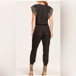 Ramy Brook ✨-Ansley Flutter Sleeve Jumpsuit Malachite - Size Large. NWT Photo 8