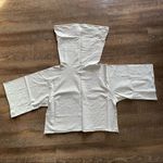 Namastetics Hoodie Athleisure NEW Activewear Pullover Lounge XL Grey Crop Photo 8