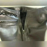 New York Oakwood Flying Bikes Women's 100% Leather Pants (353) Black Size 6 Photo 7