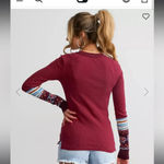 Free People NWOT Mikah Notch Neck waffle Top Photo 5