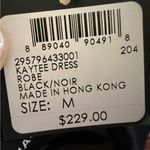 Club Monaco  Kaytee Funnel Neck Fit & Flare Sweater Dress Black NWT Medium Photo 10