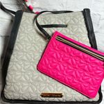 Betsey Johnson Sample: Quilted Tote Bag with Pink Bows and other Accents Photo 6