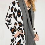 Wanna B Leopard Print Cardigan Sz M Photo 0
