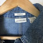 st. john's bay  Women's Denim Jacket Sz‎ S Blue Jean Stretch Button Up Tailored Photo 3