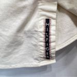 Tommy Hilfiger Vintage Y2K  Cream Corduroy Snap Front Shirt Paisley Lined Cuffs Photo 4